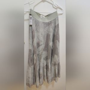 Wilfred TWIRL Midi Skirt - XS Silver Sage/Lt Birch New with Tags